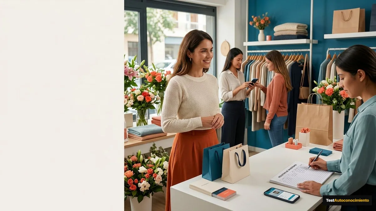 Imagen editorial de a real shop connecting product discovery, order fulfillment and customer conversation through a phone, with tangible products in view; a recognizable mistake with visual warning cues and a concrete corrective action, creating curiosity about the solution. Artículo: 5 Errores al Usar Dania.ai en Negocios Locales en 2026